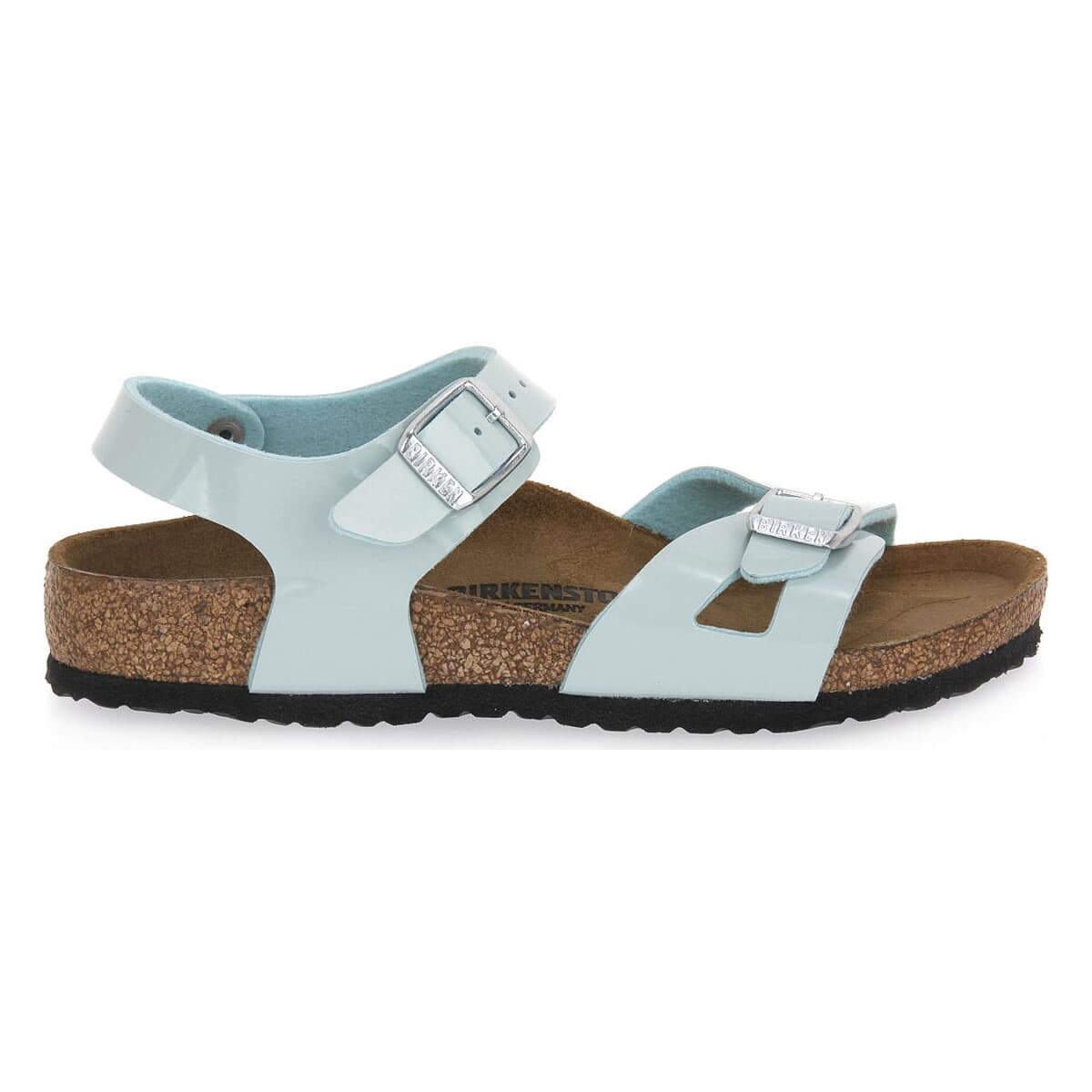 Σανδάλια χωρίς τακούνι BIRKENSTOCK RIO KIDS SURF GREEN CALZ S
