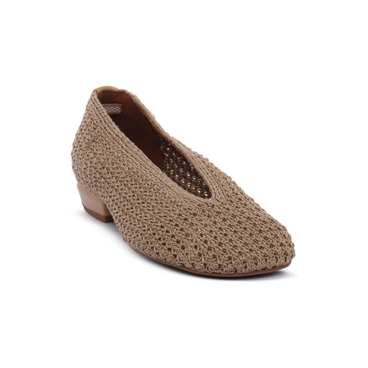 Μοκασσίνια Angel Alarcon BEIGE TRENZADO