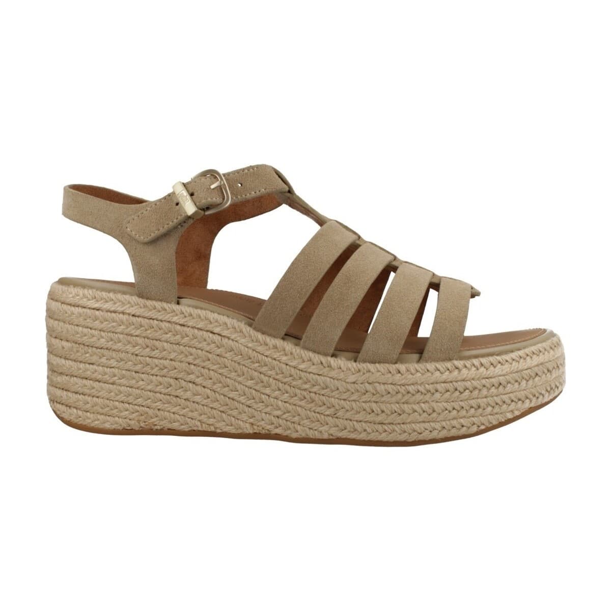 Σανδάλια με τακούνι FitFlop Platfforms Suede Fisherman