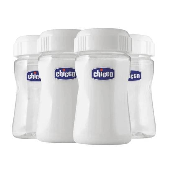 CHICCO Δοχεία Αποθήκευσης Μητρικού Γάλακτος 4 Τεμάχια 150ml