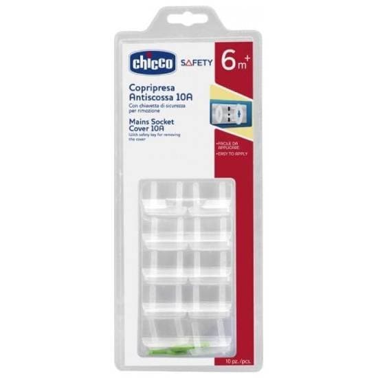 CHICCO Κάλυμμα Πρίζας 6m+ 10 Τεμάχια