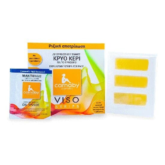 Carnaby Viso Strips Ταινίες Αποτρίχωσης Κρύου Κεριού για το Πρόσωπο 48 τεμάχια
