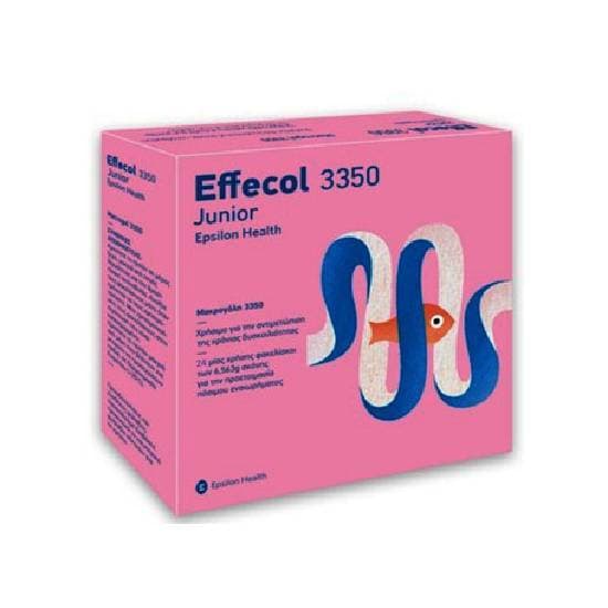 EPSILON HEALTH Effecol 3350 Junior 12 Φάκελοι x 6,563gr