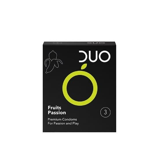DUO Προφυλακτικά Fruits Passion 3τμχ