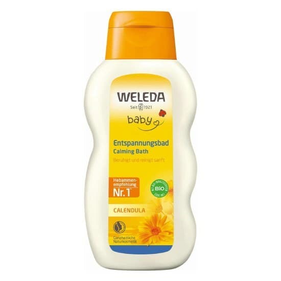 WELEDA Baby Calendula Bath Κρεμώδες Βοτανόλουτρο Καλέντουλας για Βρέφη & Παιδιά 200ml