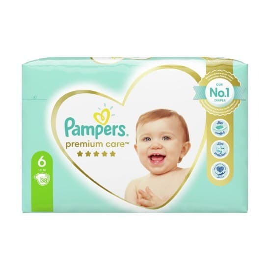 PAMPERS Premium Care Νo 6 13+kg 38 Τεμάχια
