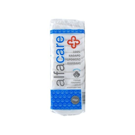 ALFACARE Καθαρό Υδρόφιλο Βαμβάκι 70gr