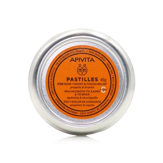 APIVITA Παστίλιες με Πρόπολη & Γλυκόριζα 45g