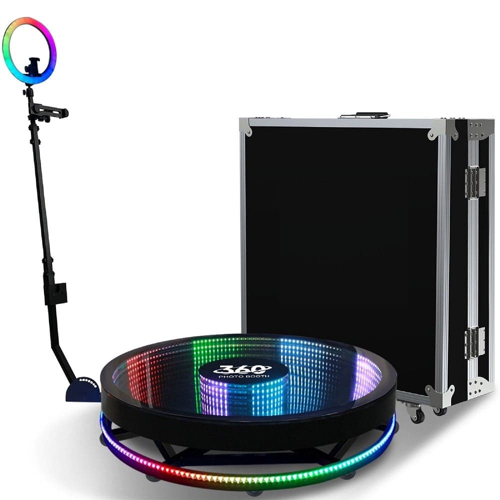 360 Photo Booth PRO – 100cm Automatic Infinity Mirror Photobooth
