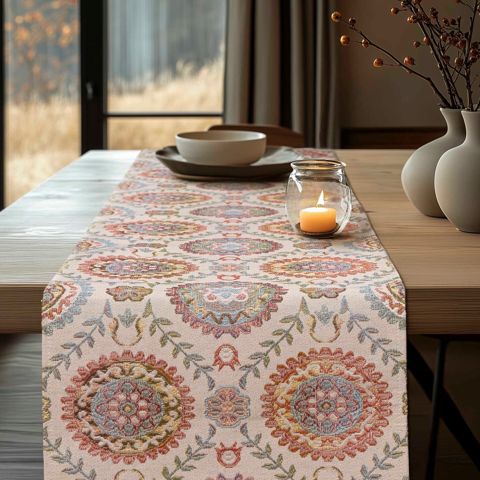 Beauty Home ΡΑΝΝΕΡ ΣΤΟΦΑ ΙΝΔΙΚΟΙ ΚΥΚΛΟΙ 32 cm x 1,5 m