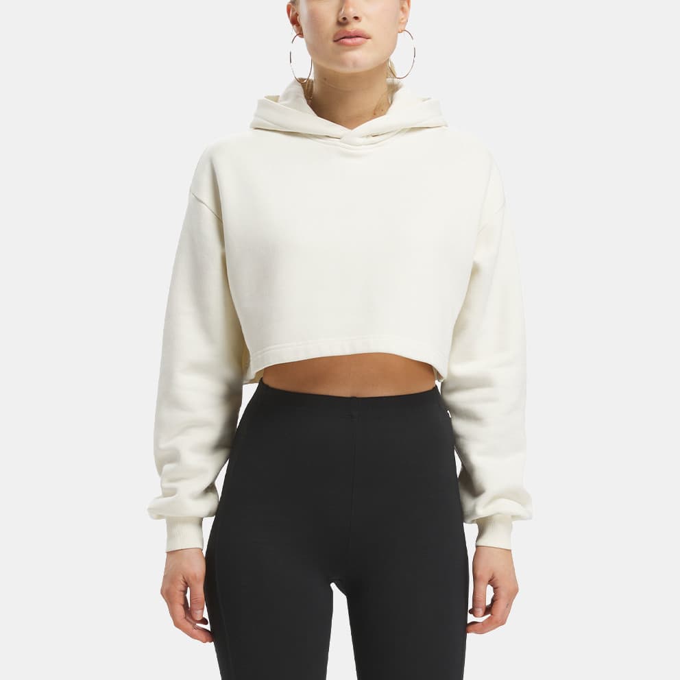 Reebok Nondye Crop Γυναικεία Μπλούζα με Κουκούλα (9000156604_9644)