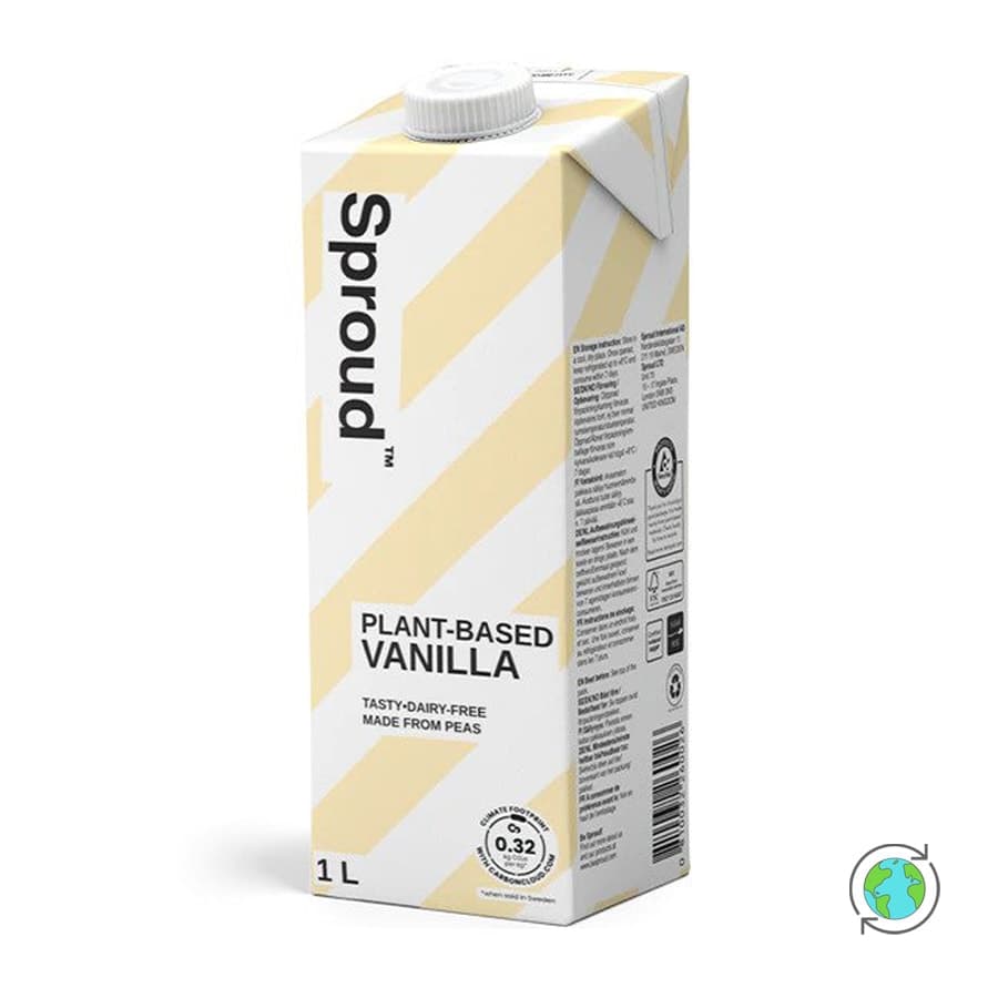 Βιολογικό Ρόφημα Αρακά Βανίλια – Sproud – 1lt No Sugar Added Gluten Free Lactose Free Vegan Palm Oil Free