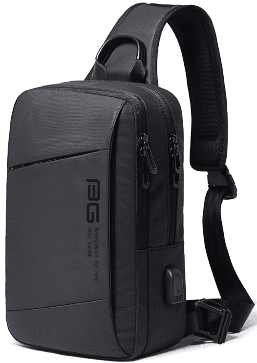 Bange 22002 - Ανδρικό Τσαντάκι Ώμου / Χιαστί Crossbody - 4.5L - Black