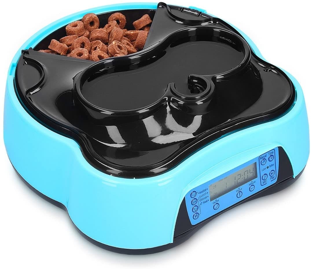 Navaris Automatic Food and Water Dispenser - Αυτόματη Ταΐστρα Φαγητού και Νερού με Χρονοδιακόπτη για
