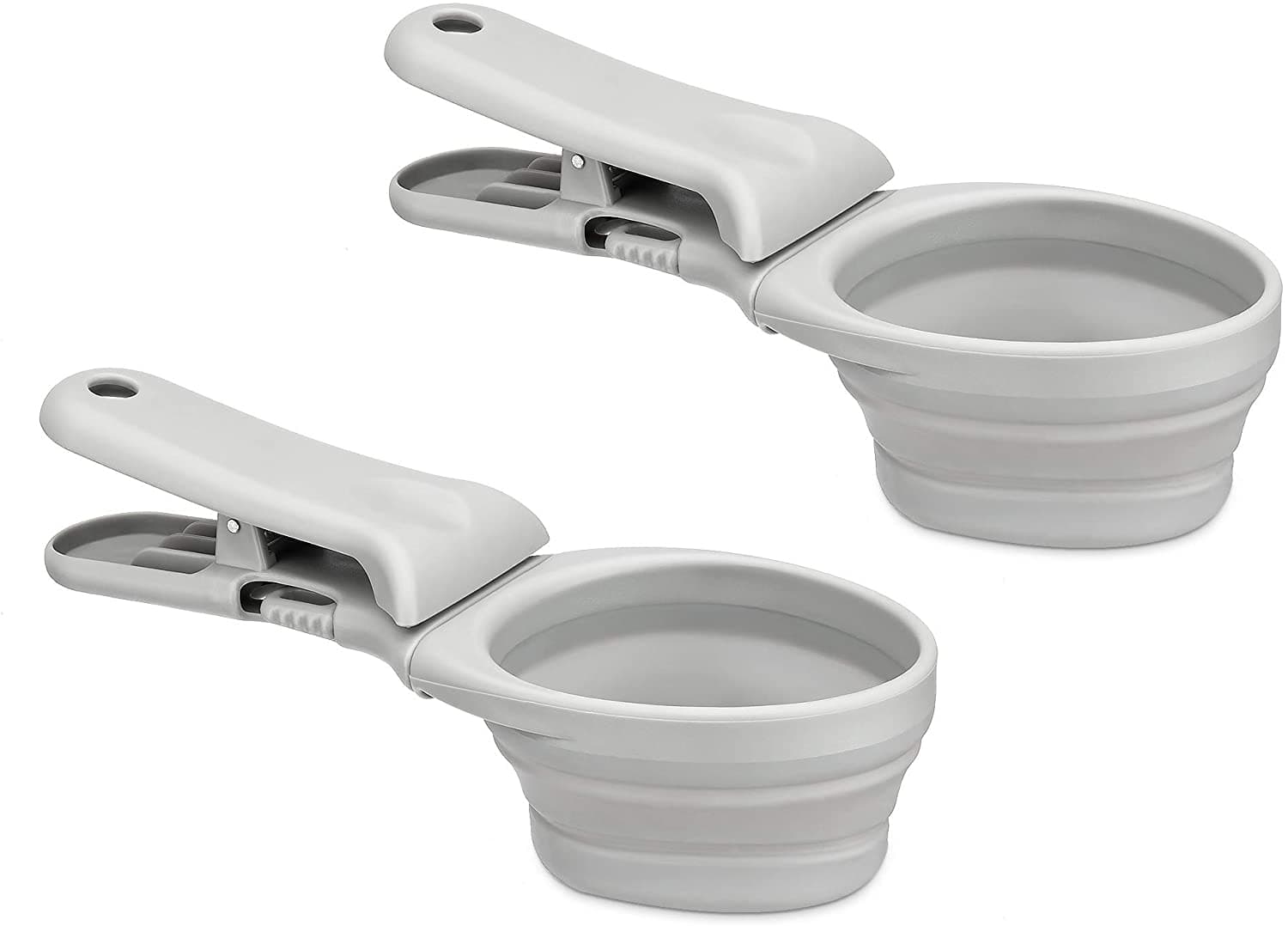 Navaris Food Portioner with Clamp - Πτυσσόμενο Scoop / Σέσουλα Φαγητού με Κλιπ για Κατοικίδια - 2