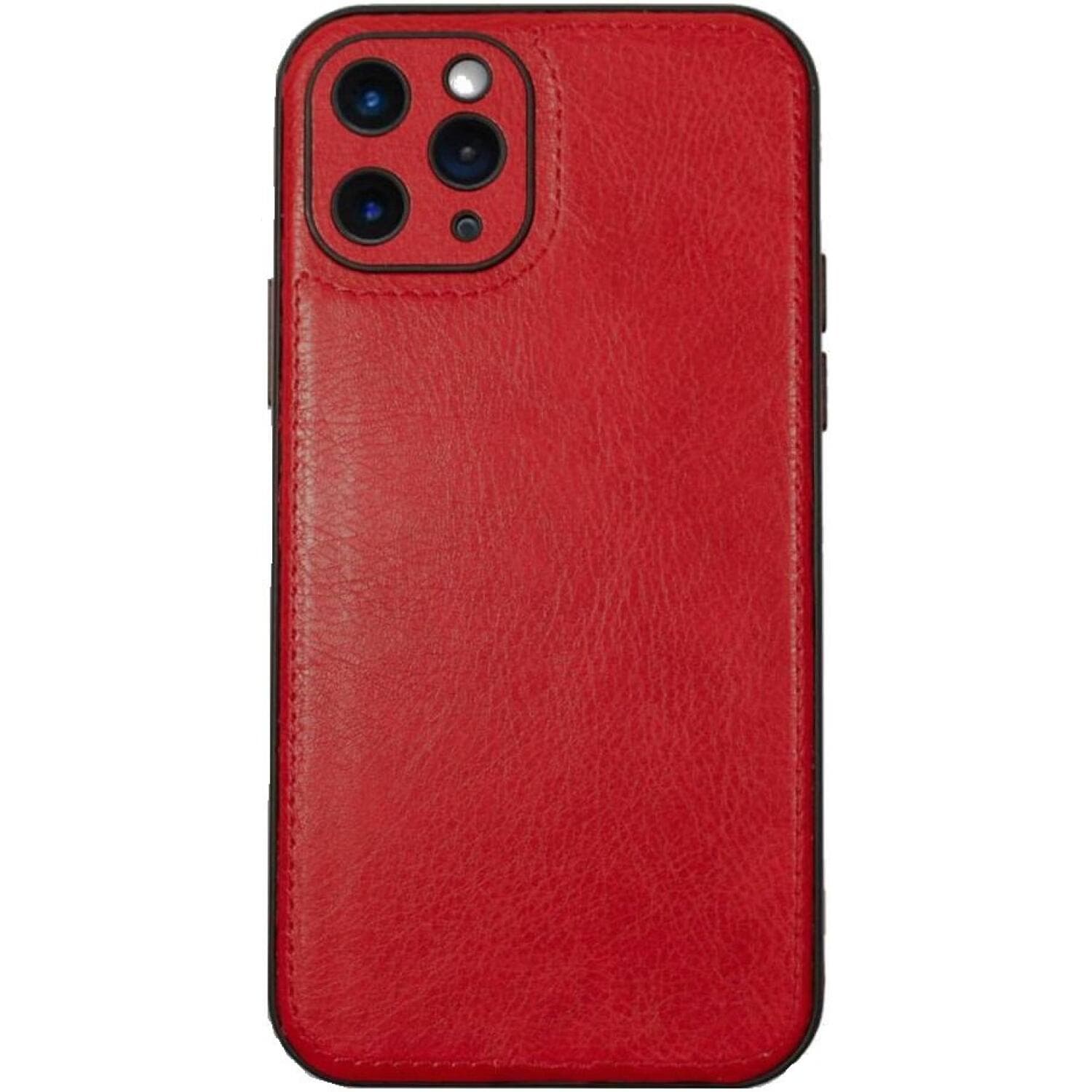 Θήκη iPhone 11 Pro Bodycell Prestige Backcover με Πλαίσιο Κάμερας - Red (5206015067945)