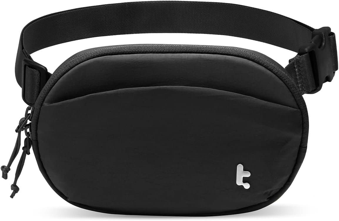 Τσαντάκι Unisex Tomtoc SlingBean-T32 Belt Bag Μέσης / Χιαστί / Fanny Pack Αντικλεπτικό με RFID 1.5L - Black (T32S1D1)