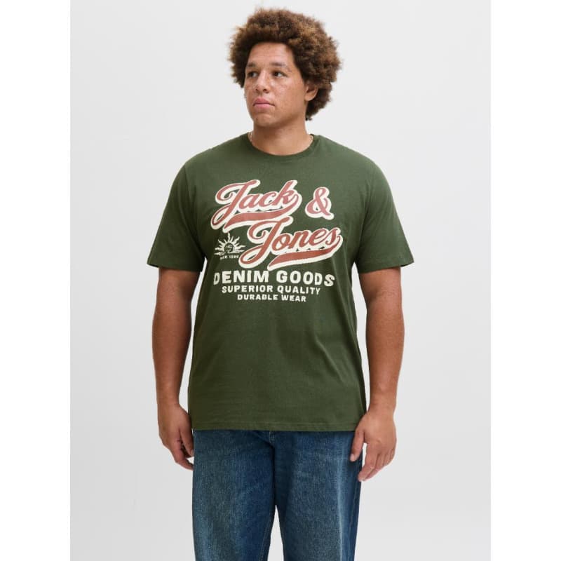 Jack & Jones "Logo Tee" σε Plus fit γραμμή,με μεταξοτυπία - Duffel Bag