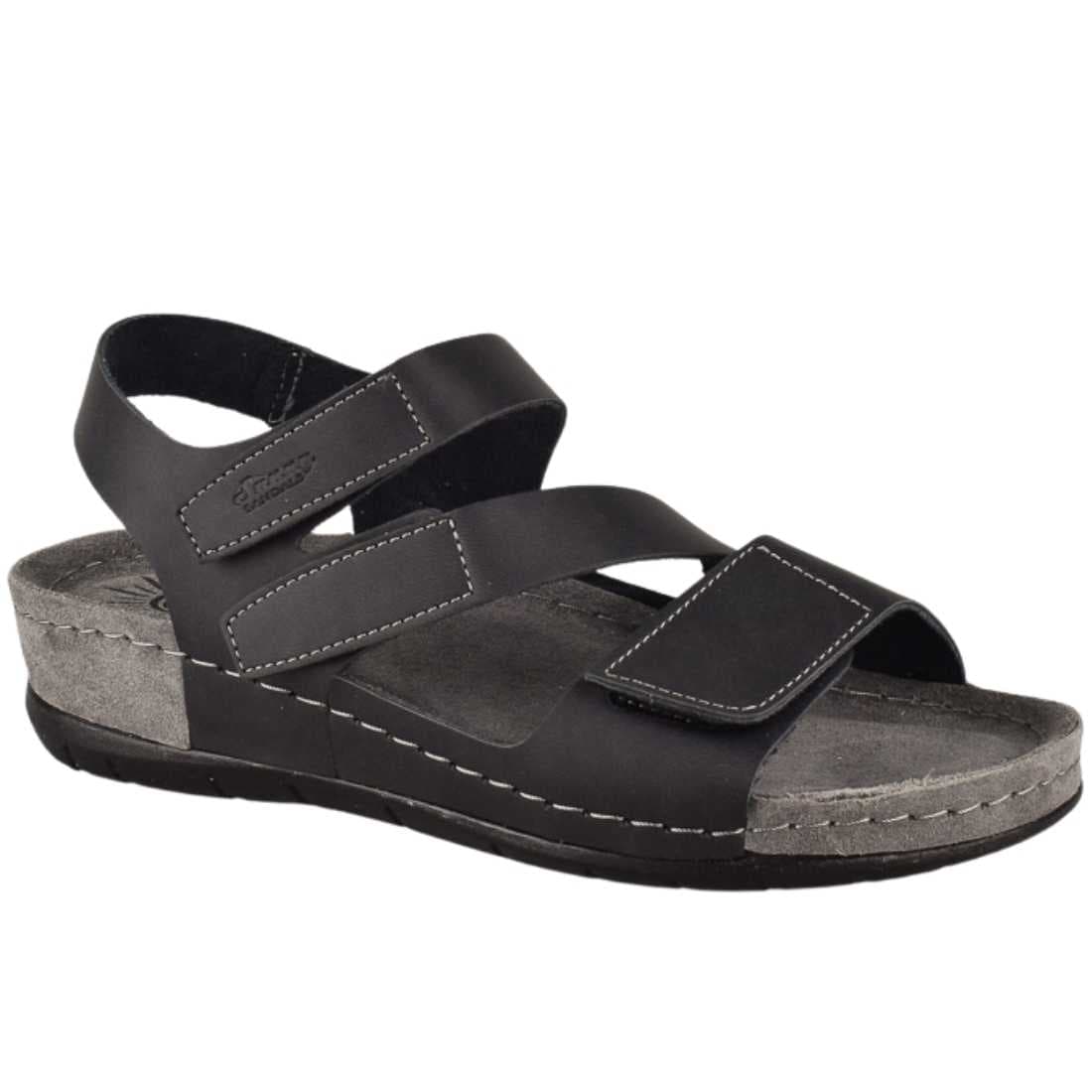 Πέδιλα γυναικεία | Ανατομικά | Δερμάτινα | Sunny SANDALS | ALTEA 40113 | Μαύρο